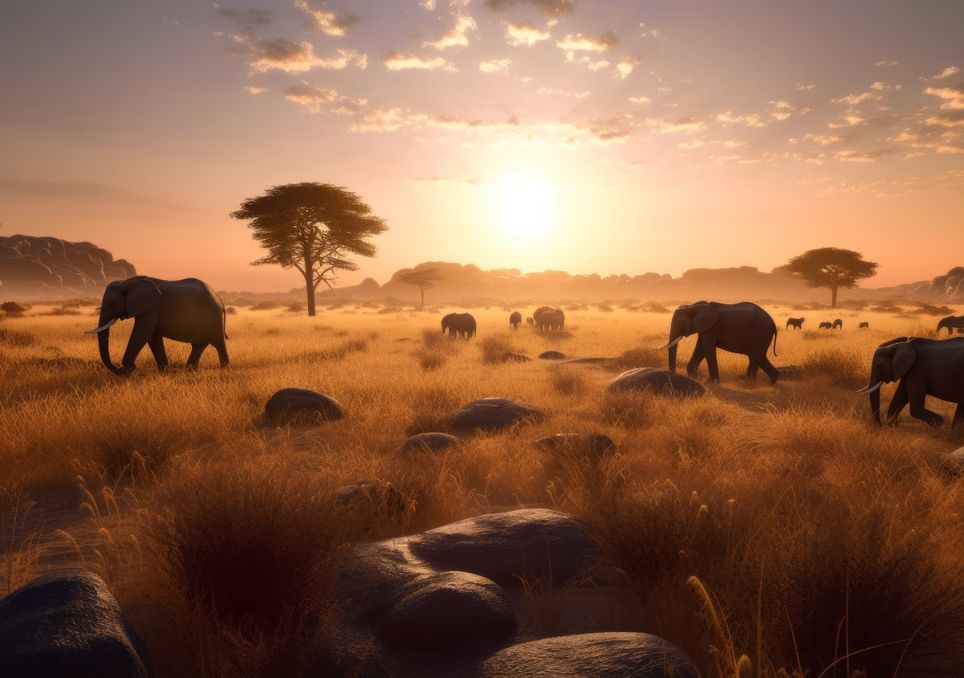 África está perdiendo sus elefantes: la población total de esta especie se desplomó un 77 % en los últimos 50 años elefantes