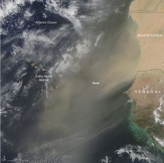 África: la fuente más grande de polvo a la atmósfera