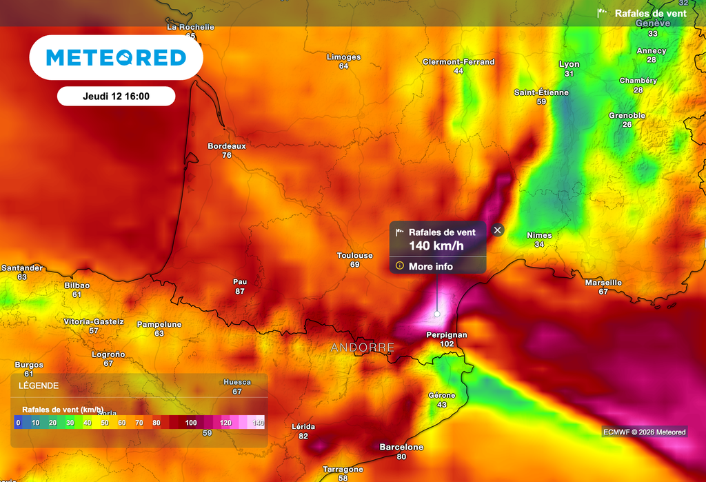 Tramontane violente ce jeudi.