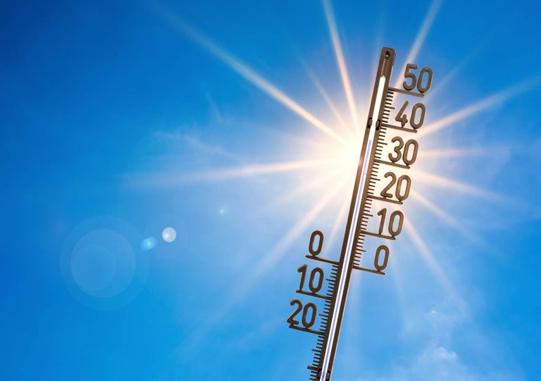 sol; calor; termómetro sol; calor; termómetro