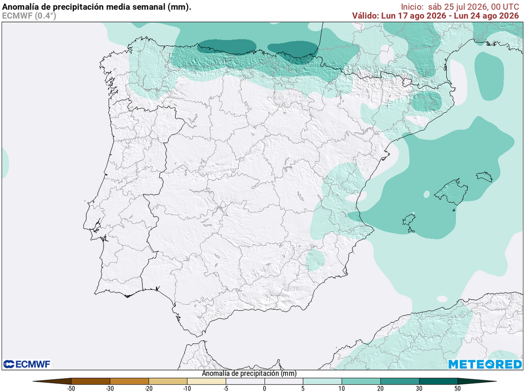 A partir del día 10 aproximadamente la situación podría ser más favorable para el desarrollo de tormentas más intensas y extensas.