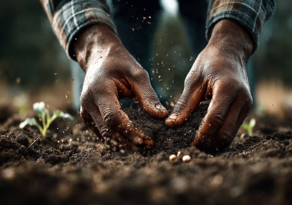 Mãos na terra Mãos na terra