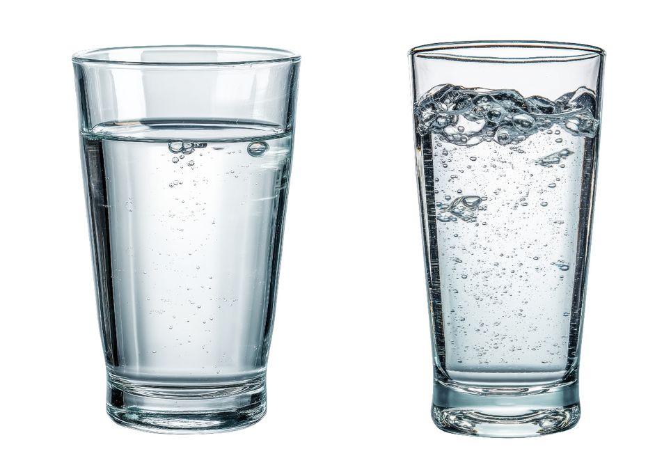Stilles Wasser vs. Sprudelwasser.