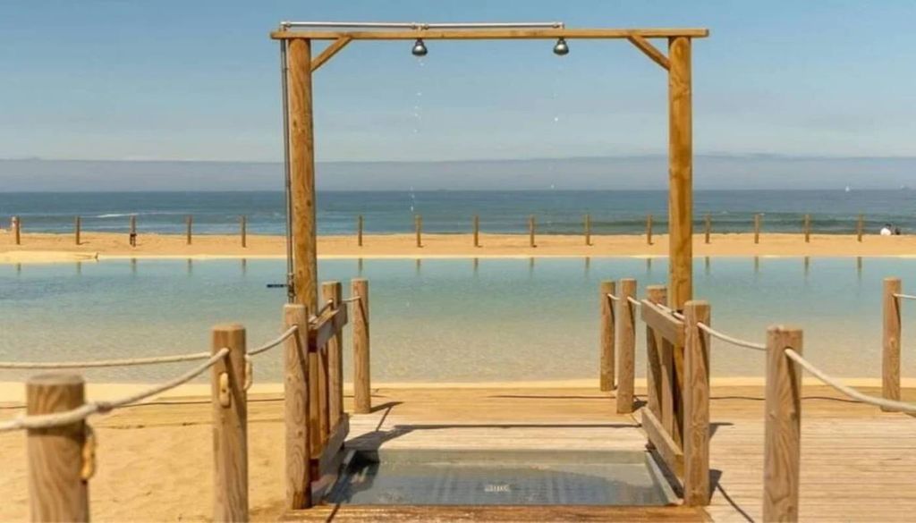 Praia de Canide Norte Tudo foi pensado ao detalhe. Foto: DR