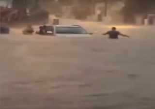 Rain caused heavy flooding in Guayaquil, Ecuador