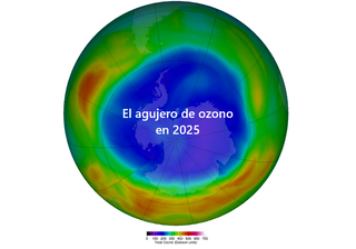 NASA y NOAA clasifican el agujero de ozono en la Antártida de 2025 como el quinto más pequeño y en recuperación