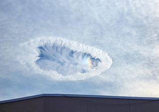 Agujero se forma en el cielo de Tuxtla Gutiérrez; te explicamos este fenómeno meteorológico 