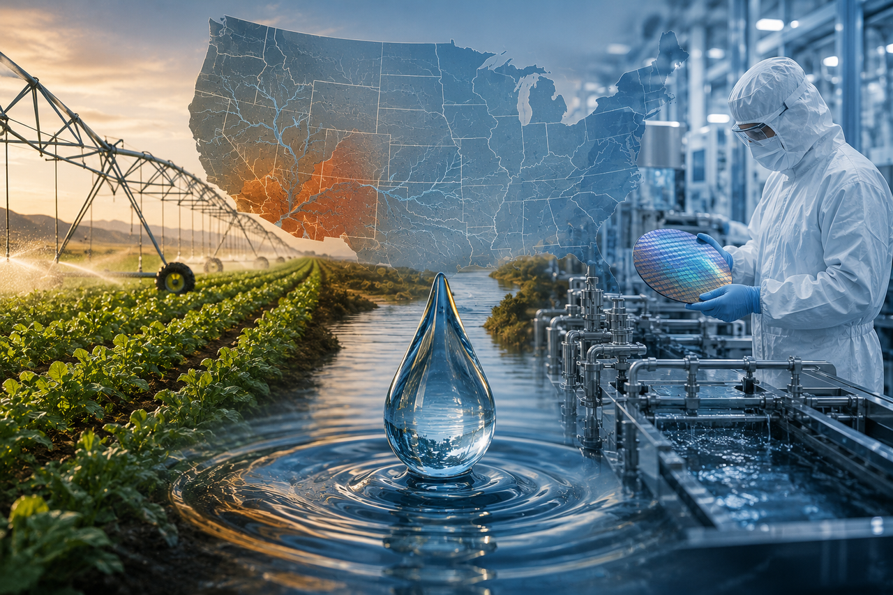 Scientists develop AI model that helps policymakers decide who gets water – farms or chip factories