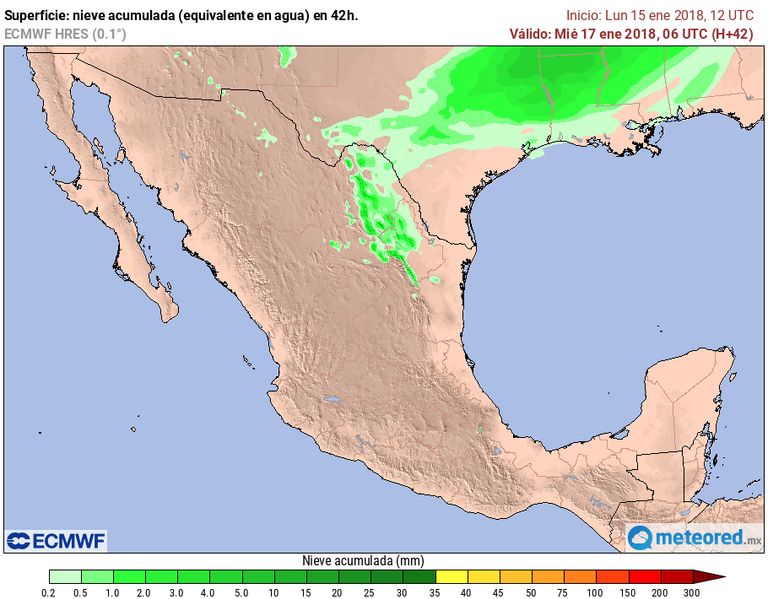 Modelos ECMWF Nieve Modelos ECMWF Nieve