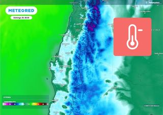 Aire polar en la zona central de Chile: se espera nieve, aguanieve y heladas durante el fin de semana