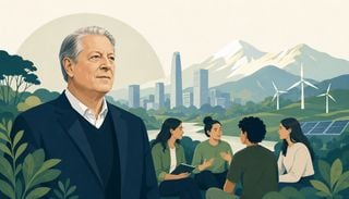Al Gore aterriza en Chile para formar l&iacute;deres clim&aacute;ticos en plena transici&oacute;n energ&eacute;tica