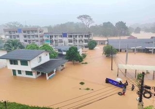 Hasta ahora tres fallecidos y varios desaparecidos por severas inundaciones sur de Tailandia