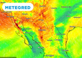 Intensos vientos golpean el Norte debido a masa de aire y el frente frío 37