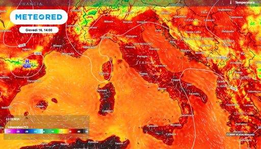 Al via l'ondata di calore finora pi&ugrave; intensa dell'estate. Le regioni pi&ugrave; colpite e i valori estremi giorno per giorno