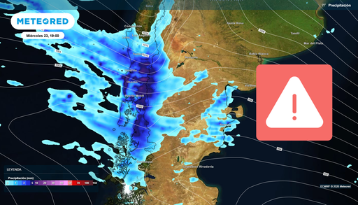 Lluvias de hasta 120 mm en 24 horas: DMC activa alarma por sistema frontal en 3 regiones del sur