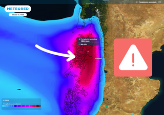 Alarma meteorológica por lluvias: DMC pronostica hasta 120 mm con isoterma cero alta a contar de esta tarde