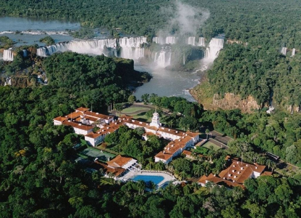 Imagem aérea do Parque Nacional do Iguaçu no Brasil. Divulgação: Urbia+Cataratas/Eagle Eye Company.