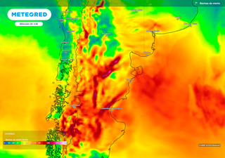 Alerta amarilla por viento intenso del norte: se normalizan temporariamente las temperaturas en Argentina