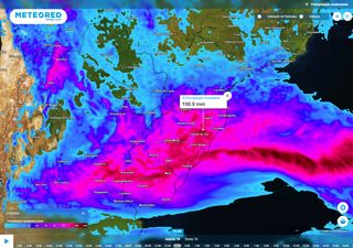 Alerta de chuvas muito intensas, rajadas de vento e para o risco tempestades severas na Região Sul até a quinta-feira