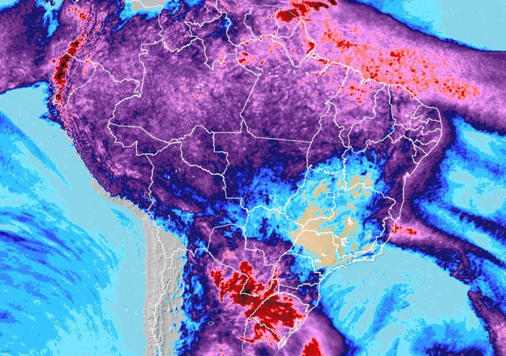 alerta de chuvas volumosas no Rio Grande do Sul