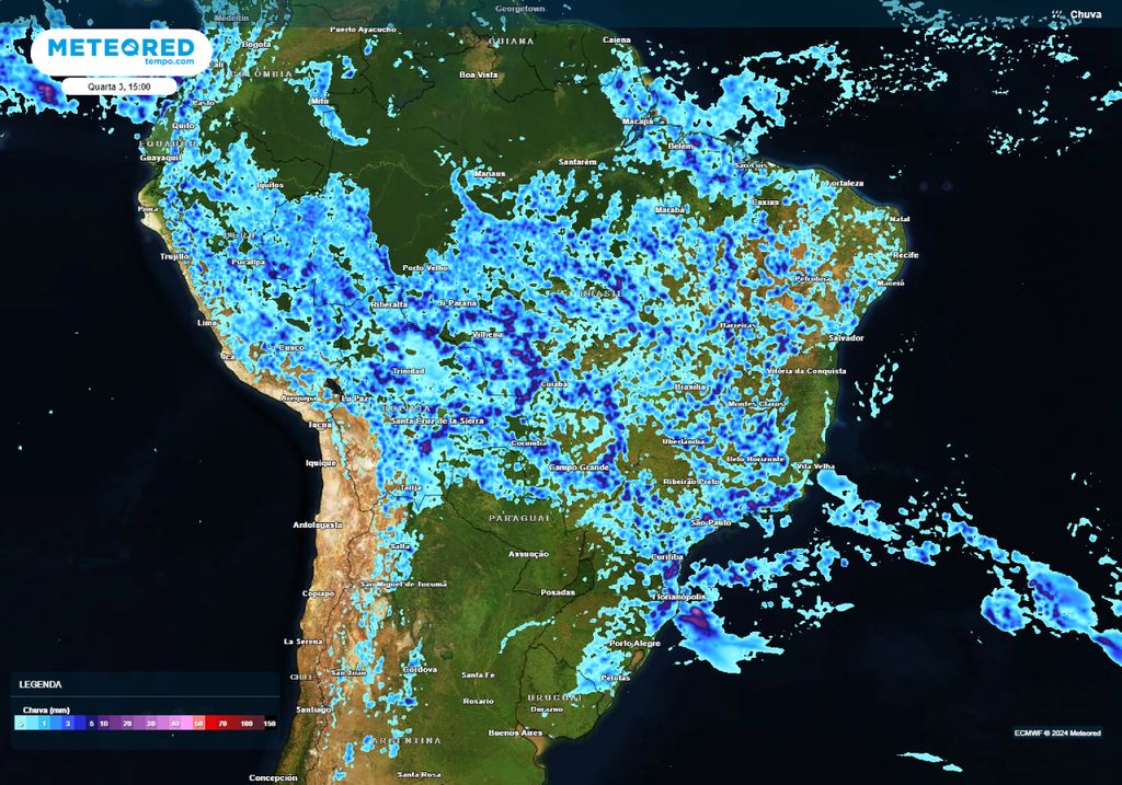 alerta de tempestades e chuvas intensas