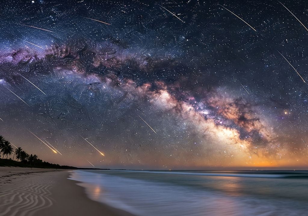 Para aproveitar ao máximo as chuvas de meteoros, recomendamos que se afaste o mais possível das luzes da cidade e que deixe os seus olhos habituarem-se à escuridão. Para aproveitar ao máximo as chuvas de meteoros, recomendamos que se afaste o mais possível das luzes da cidade e que deixe os seus olhos habituarem-se à escuridão.