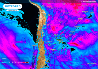 Alerta naranja del Servicio Meteorológico Nacional por tormentas fuertes o severas para estas provincias de Argentina