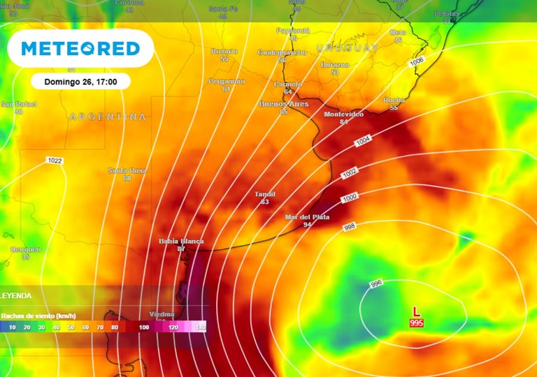 Alerta del SMN por viento de 90 km/h: el lunes ser&aacute; la madrugada m&aacute;s fr&iacute;a en el AMBA