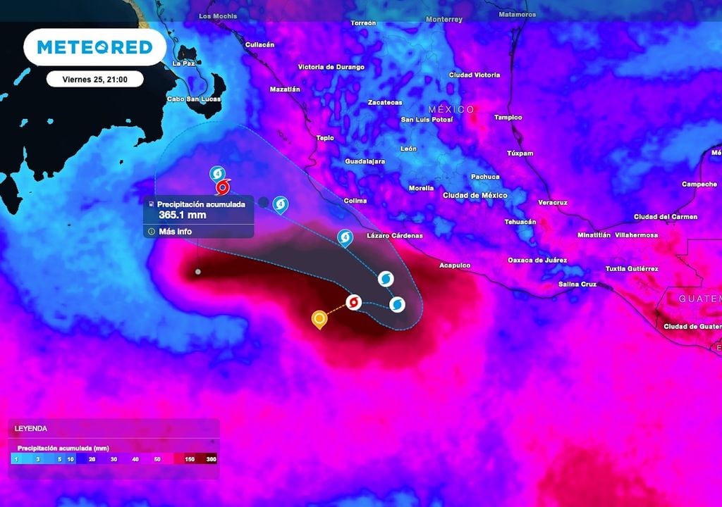 Los acumulados de lluvias más importantes sobre Jalisco, Colima, Nayarit, Guerrero y Michoacán durante la semana gracias al ciclón tropical Polo. Los acumulados de lluvias más importantes esta semana, serán sobre Jalisco, Colima, Nayarit, Guerrero y Michoacán gracias al ciclón tropical Polo.