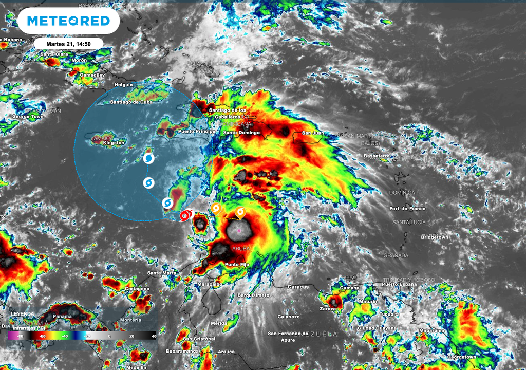 Tormenta tropical Melissa en el Caribe Tormenta tropical Melissa en el Caribe