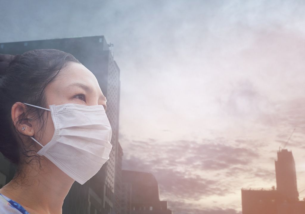 Cielo rojo; contaminación; polvo; Sahara; Estados Unidos