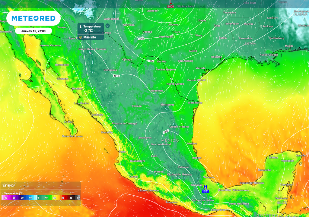 Se mantiene un ambiente frío y gélido, principalmente sobre el Centro y Norte, con posibles heladas al anochecer en zonas montañosas, de valle y en el Eje Neovolcánico.