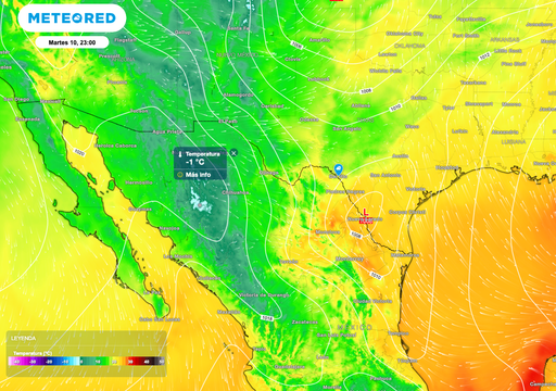 Alerta invernal en el Norte de M&eacute;xico, por tormenta de nieve, ambiente g&eacute;lido y fuertes rachas de hasta 80 km/h