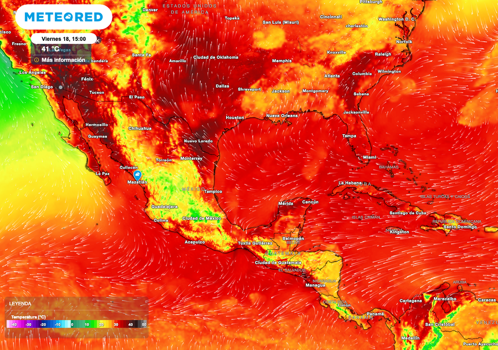 Temperaturas cálidas en México 18 de julio del 2025 Temperaturas cálidas en México 18 de julio del 2025