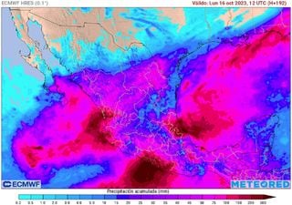 Alerta máxima en México: dos ciclones tropicales impactarán esta semana, además de otro frente frío
