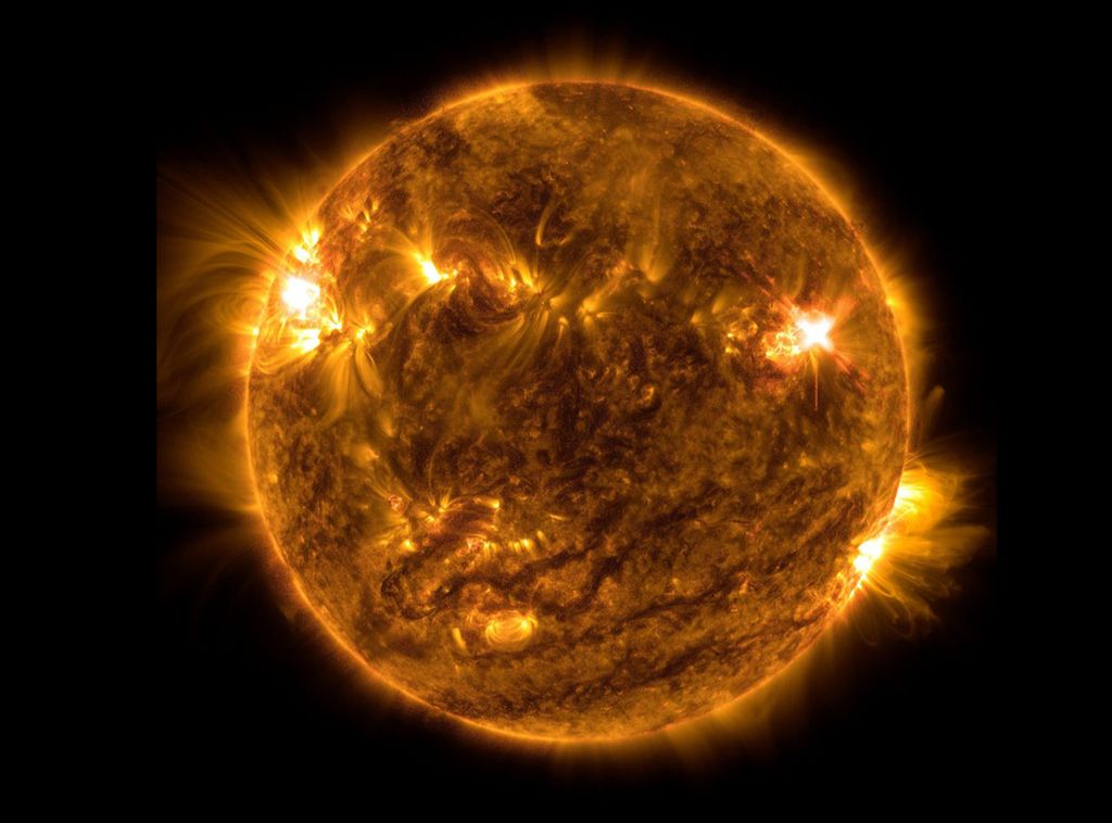 explosão solar, Sol, NASA