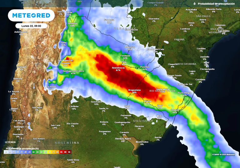 Alerta meteorol&oacute;gica en 17 provincias: tormentas severas, lluvias, viento y Zonda afectan este fin de semana a Argentina