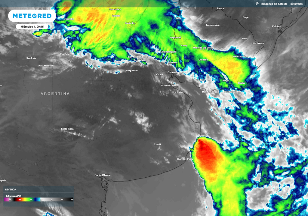 1 de enero tiempo clima alerta tormentas fuertes Buenos Aires SMN
