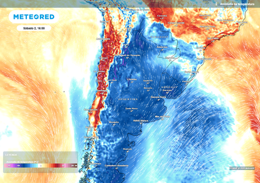 Alerta naranja del SMN por tormentas fuertes en Corrientes y heladas en el centro del pa&iacute;s este fin de semana largo
