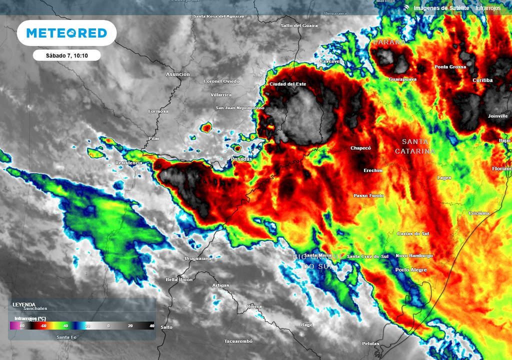 Tormentas, Severa, Alerta, Litoral, Misiones, Argentina