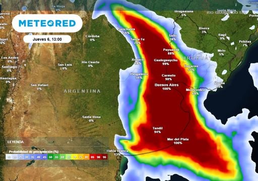 Alerta naranja en el AMBA por tormentas severas y Pampero: se viene la jornada m&aacute;s complicada de la semana