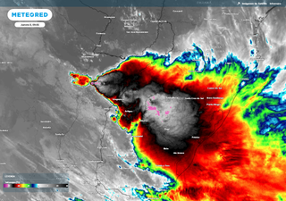 Alerta naranja en el Litoral: se esperan tormentas fuertes a severas con 100 a 150 mm de agua entre hoy y mañana