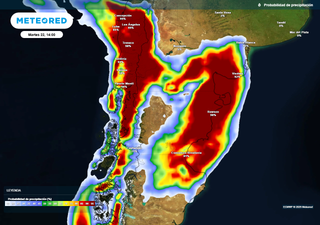 Alerta naranja en la Patagonia y se confirma la llegada de nuevas tormentas al centro de Argentina: ¿qué zonas afectará?