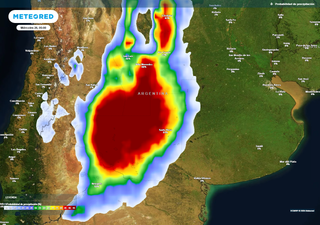Alerta naranja por lluvias y tormentas fuertes que avanzarán de oeste a este en Argentina en las próximas horas