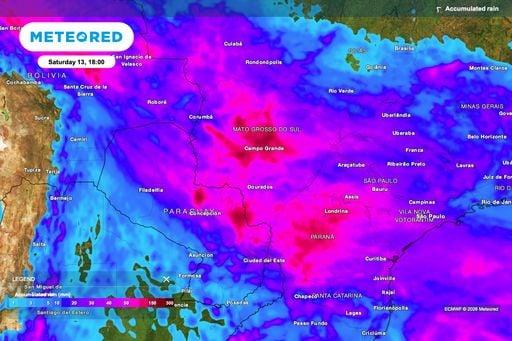 Alerta no MS: chuva de 200 mm vai superar em 4 vezes a m&eacute;dia de junho; veja a previs&atilde;o