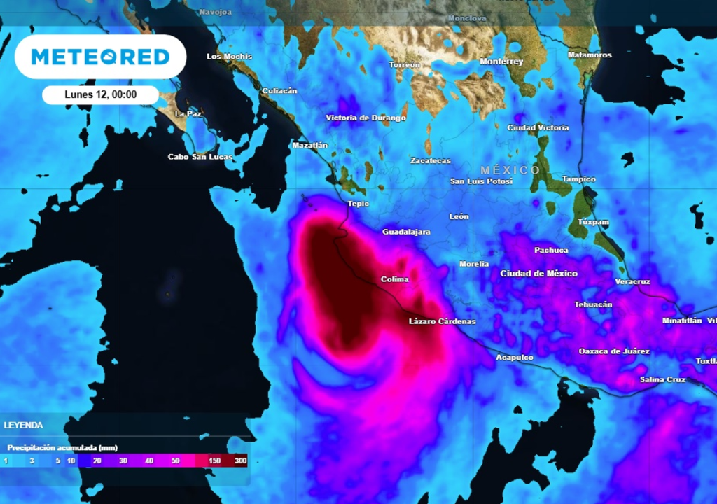 LLuvia Pronóstico de lluvias para este domingo en México.