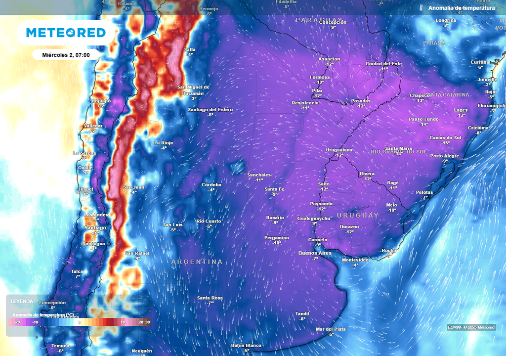 Frío, Ola Polar, Heladas, Buenos Aires, Argentina, Pronostico