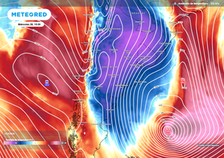 Alerta por fuertes tormentas en el Litoral este sábado, y luego marcado derrumbe térmico en el país la próxima semana