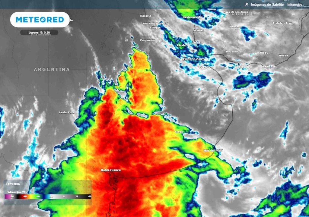 tormentas fuertes alerta amarillo ráfagas granizo Buenos Aires SMN