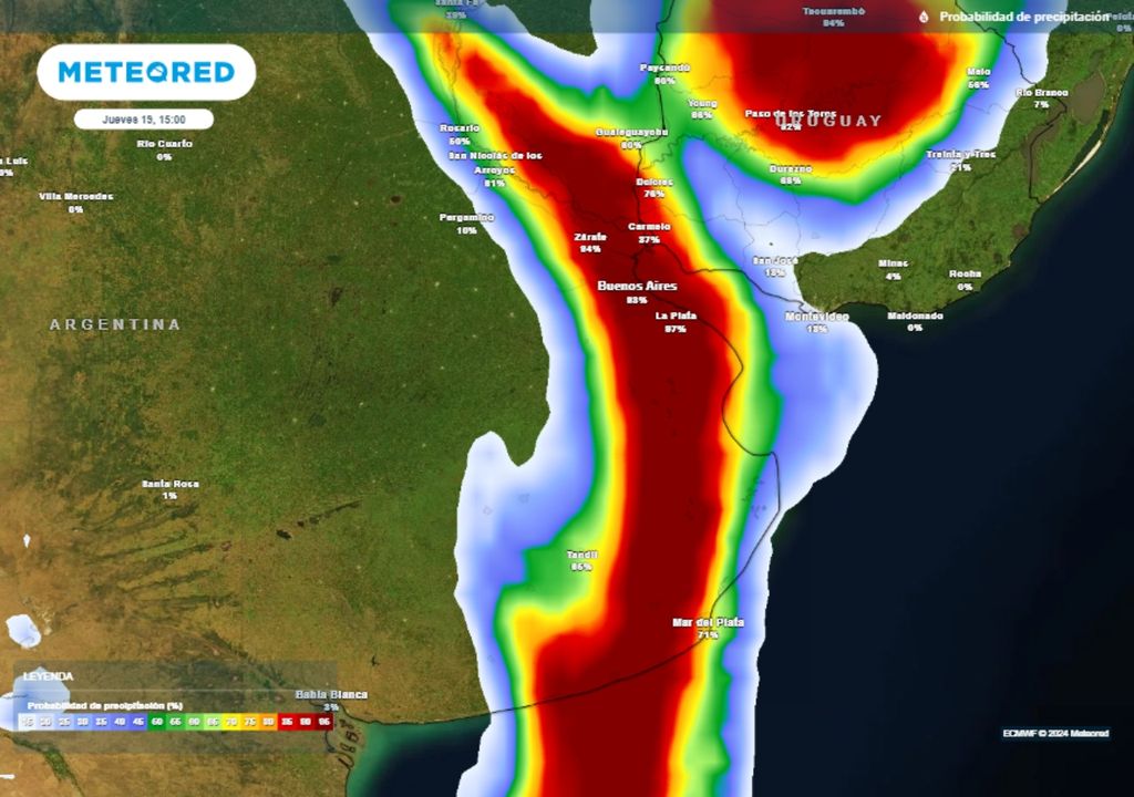 tormentas fuertes alerta amarillo ráfagas granizo Buenos Aires SMN